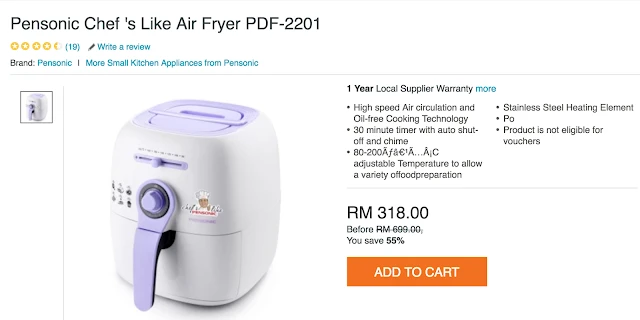  Pensonic Air Fryer